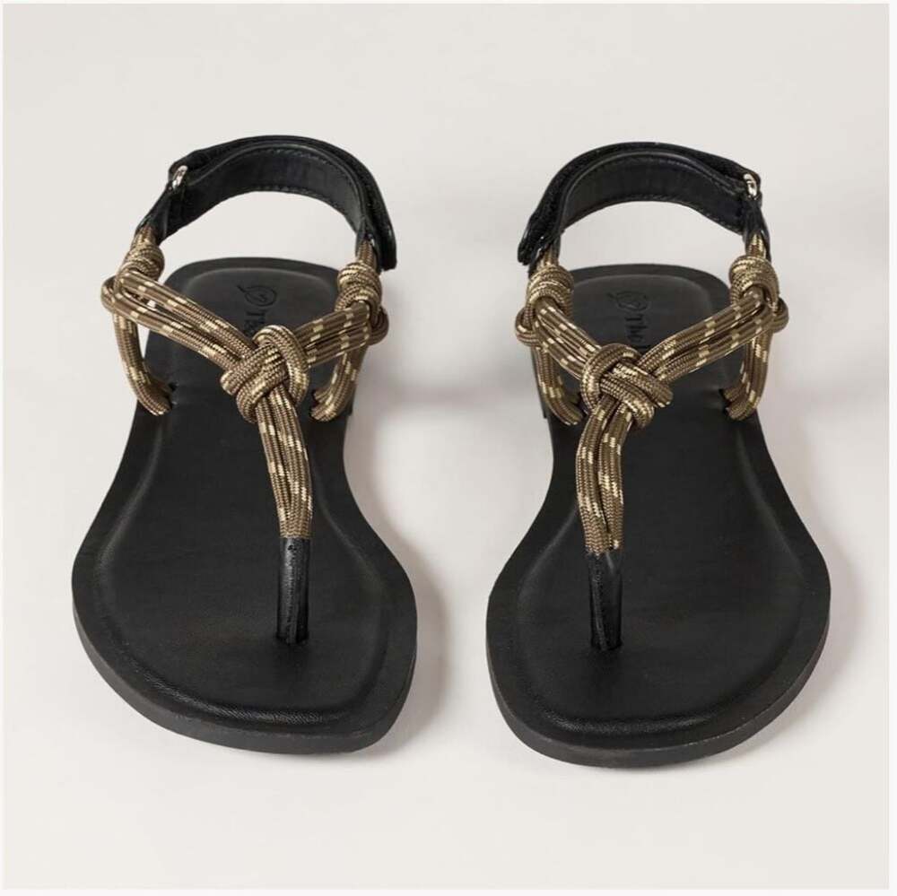 The Drop Women's Charea Rope Sandal, Brown,Size 7.5,NIB